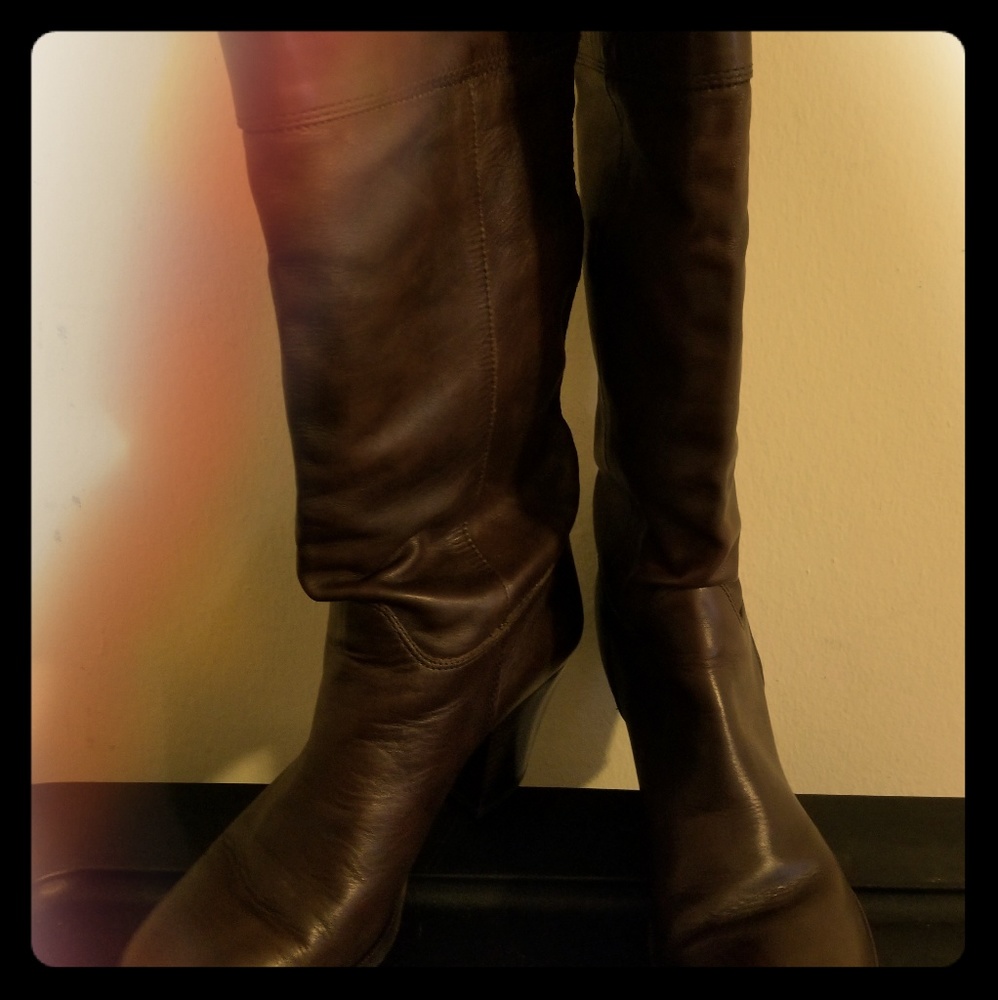 ALDO Brown Leather Boots